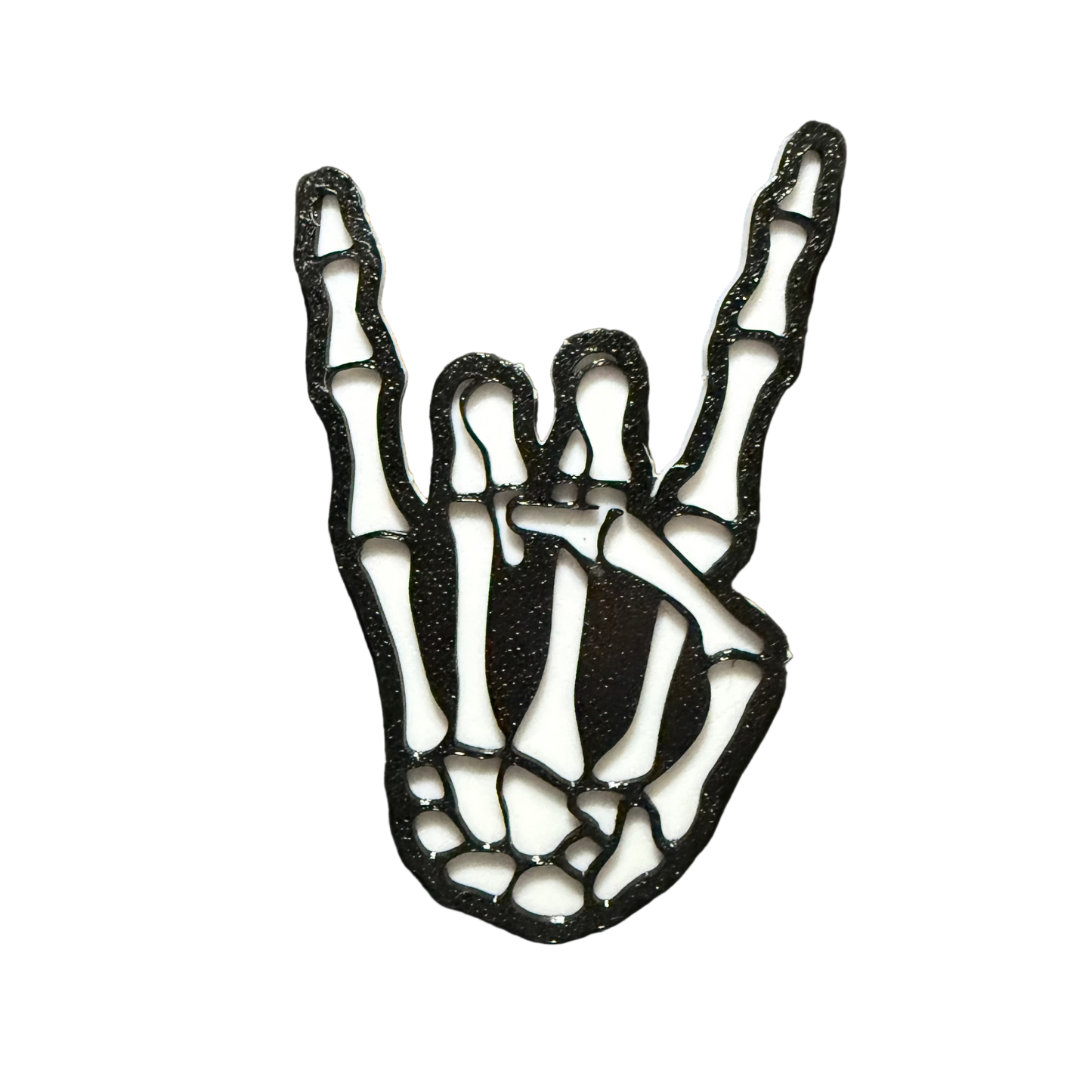 Rock n' Roll Skeleton Hand Stomp Pad