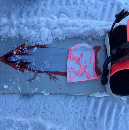 Zero Two Anime Snowboarding Stomp Pad