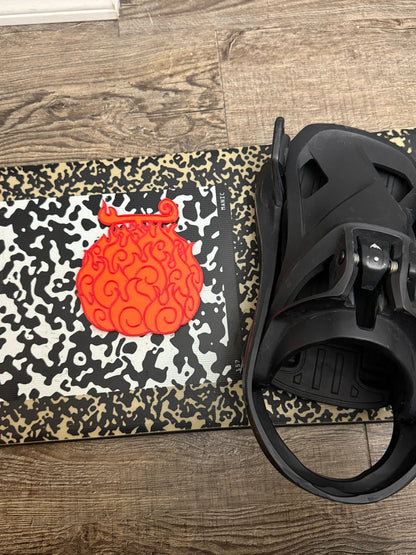 Mera Mera No Mi (Flame-Flame Fruit) Snowboarding Stomp Pad