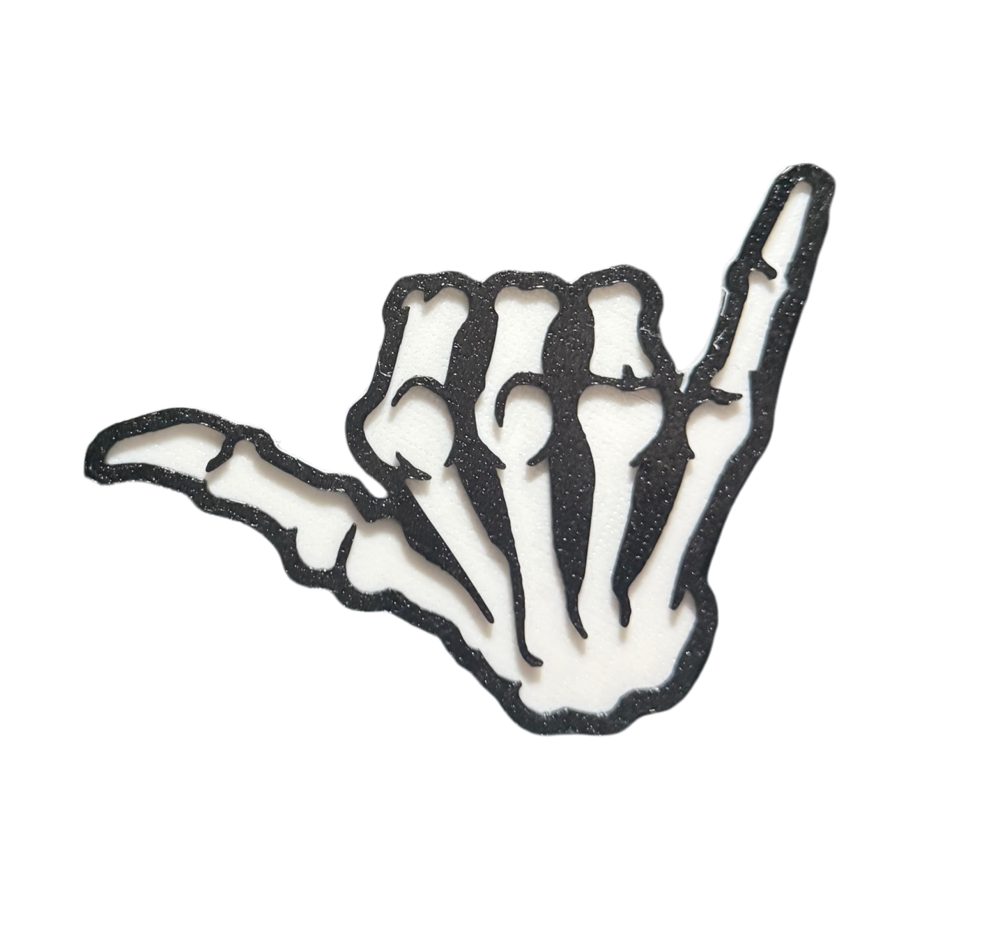 Hang Loose Skeleton Snowboarding Stomp Pad