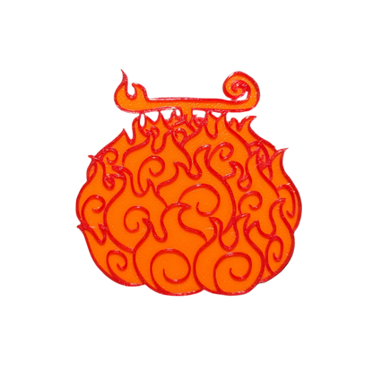 Mera Mera No Mi (Flame-Flame Fruit) Snowboarding Stomp Pad